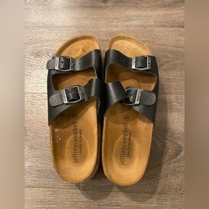 Jeffrey Campbell Aurelia Platform Espadrille Sandals Colour Black Size 39